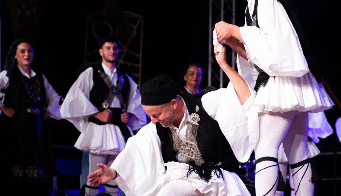 Folk Group &#8220;Gaitanaki&#8221; in Festival in Sicily